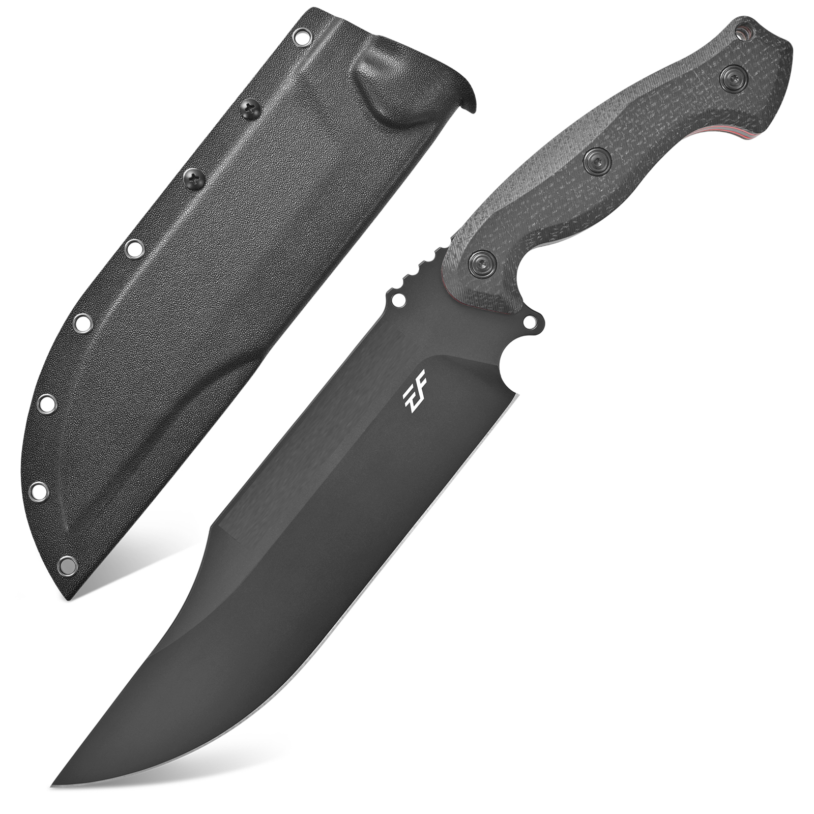 Survival Knife Full Tang - Eafengrow EF163 Fixed Blade Knife DC53
