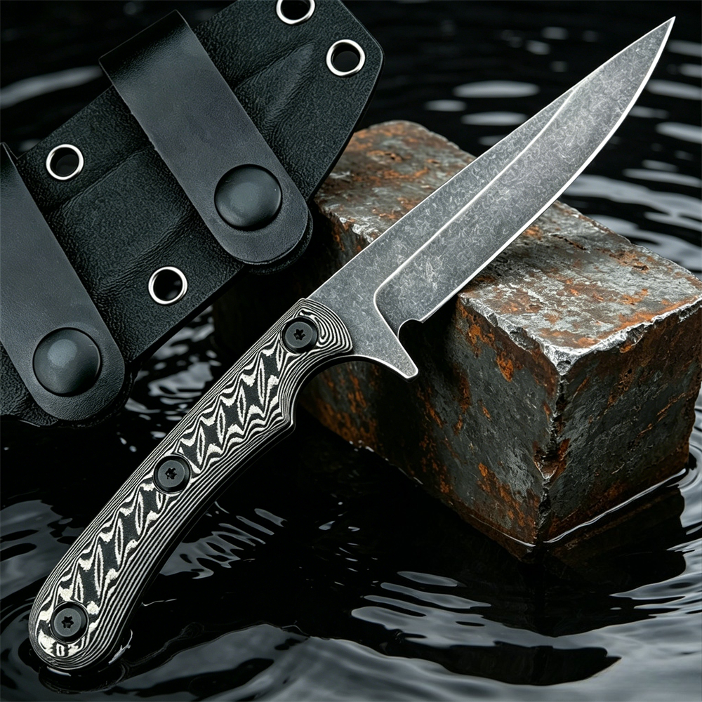 Survival Knife Full Tang - 7Cr13MoV Steel Full Tang Fixed Blade