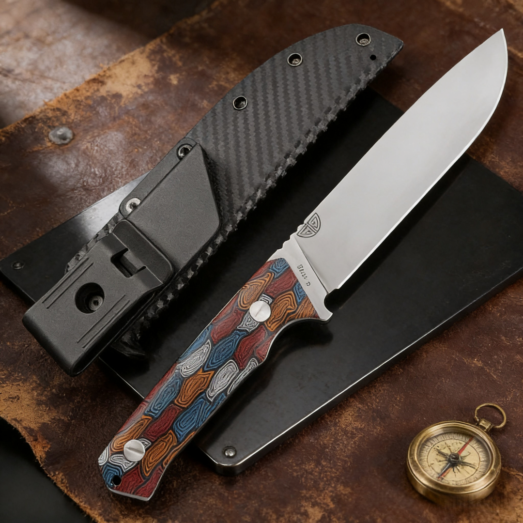 Survival Knife Full Tang - The blade of this outdoor travel
