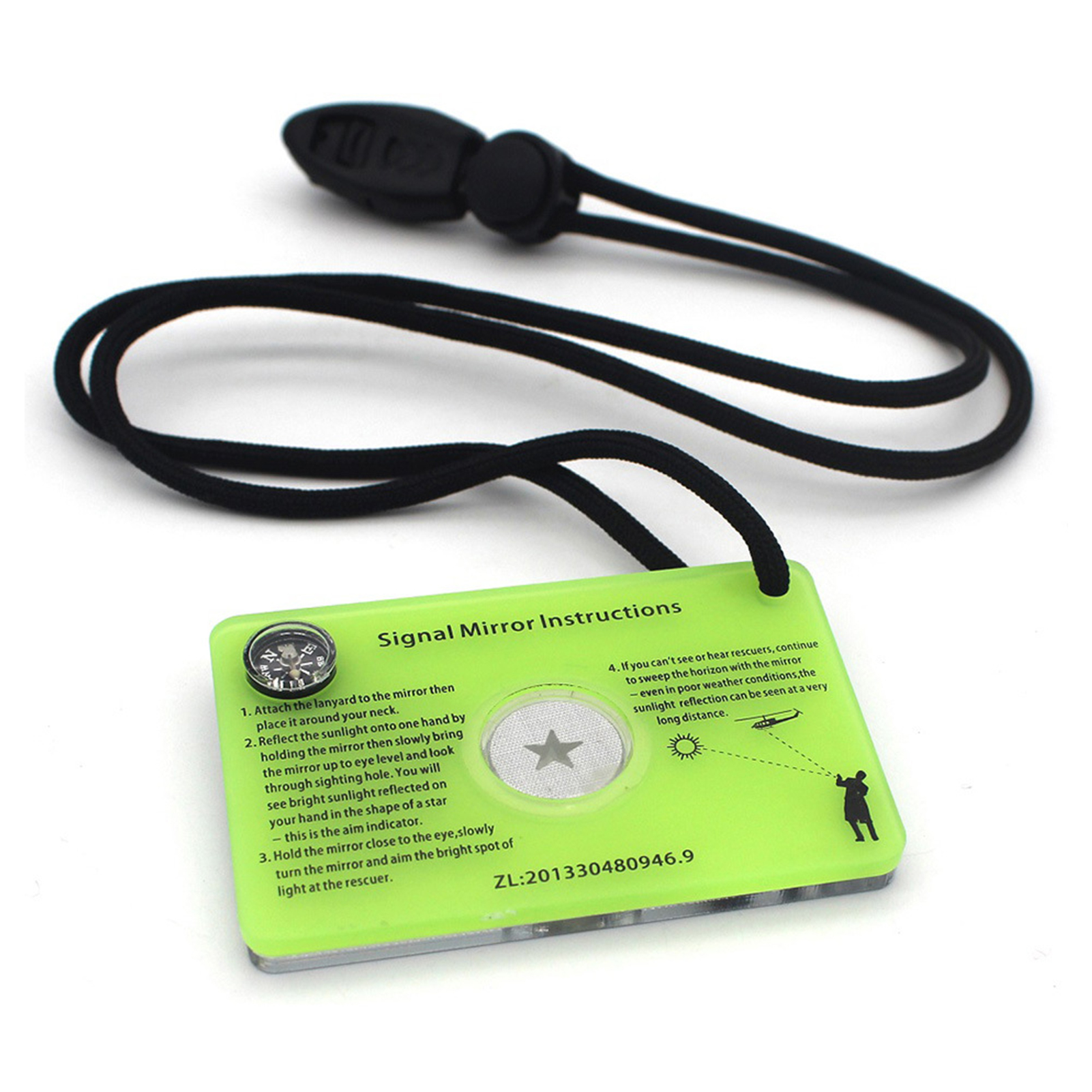 Signal Mirror Rescue - Multifunctional Survival Emergency Rescue Signal Mirror