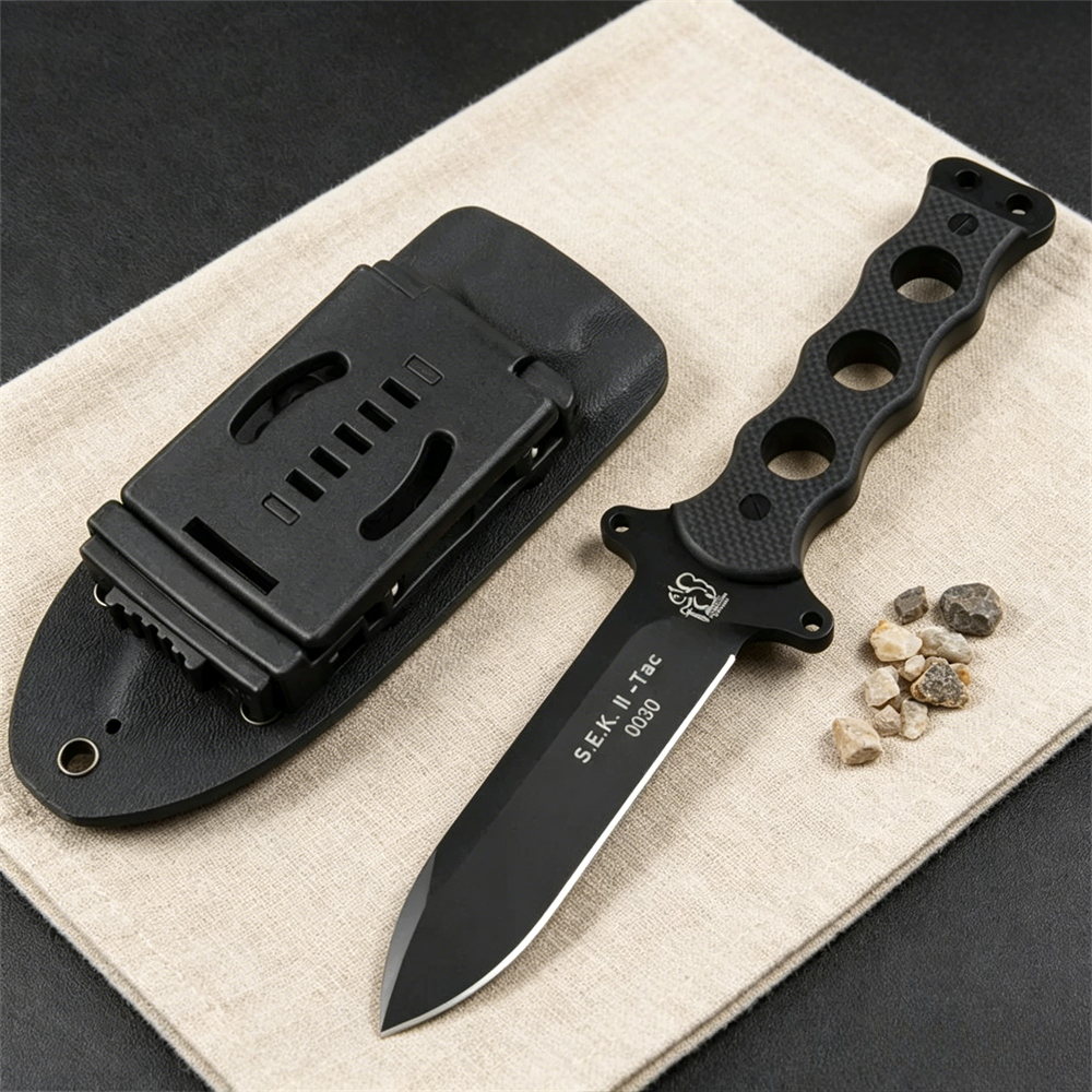 Survival Knife Full Tang - ickhorn Solingen S.E.K. II TAC Knife,