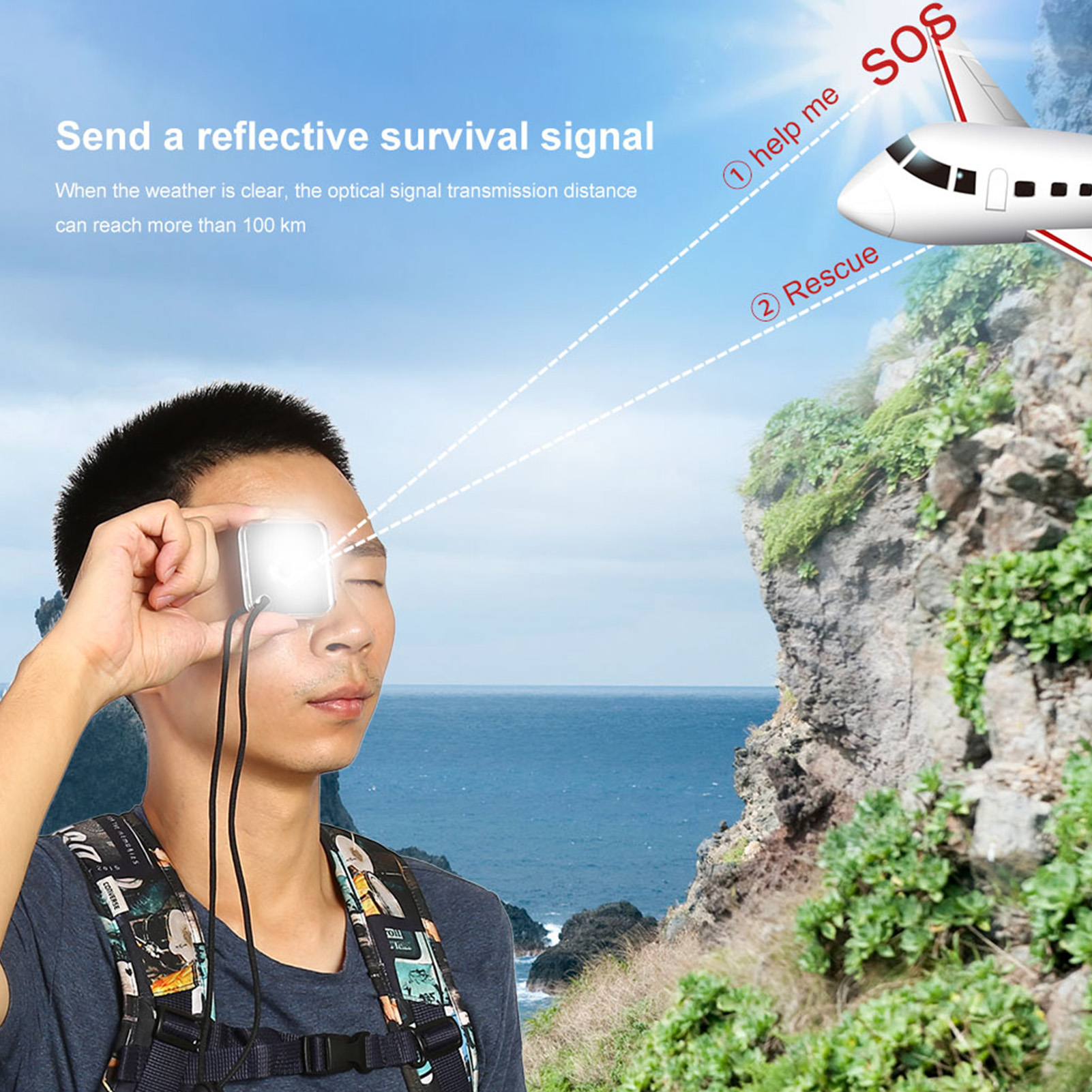 Outdoor Survival Emergency Sig – Signal Mirror Rescue recenzja i cena