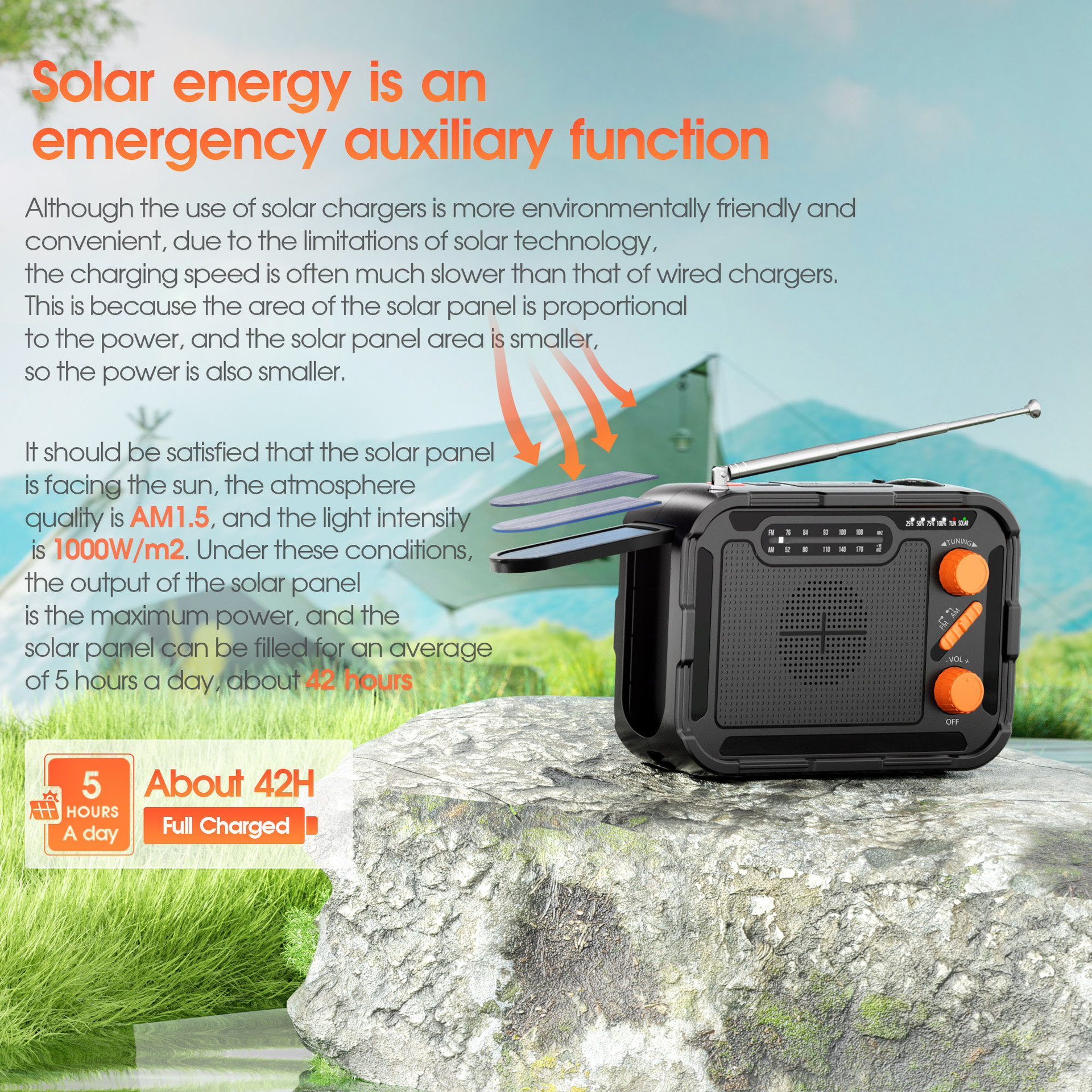 Hand-cranked Power Generation  – Emergency Radio Solar recenzja i cena