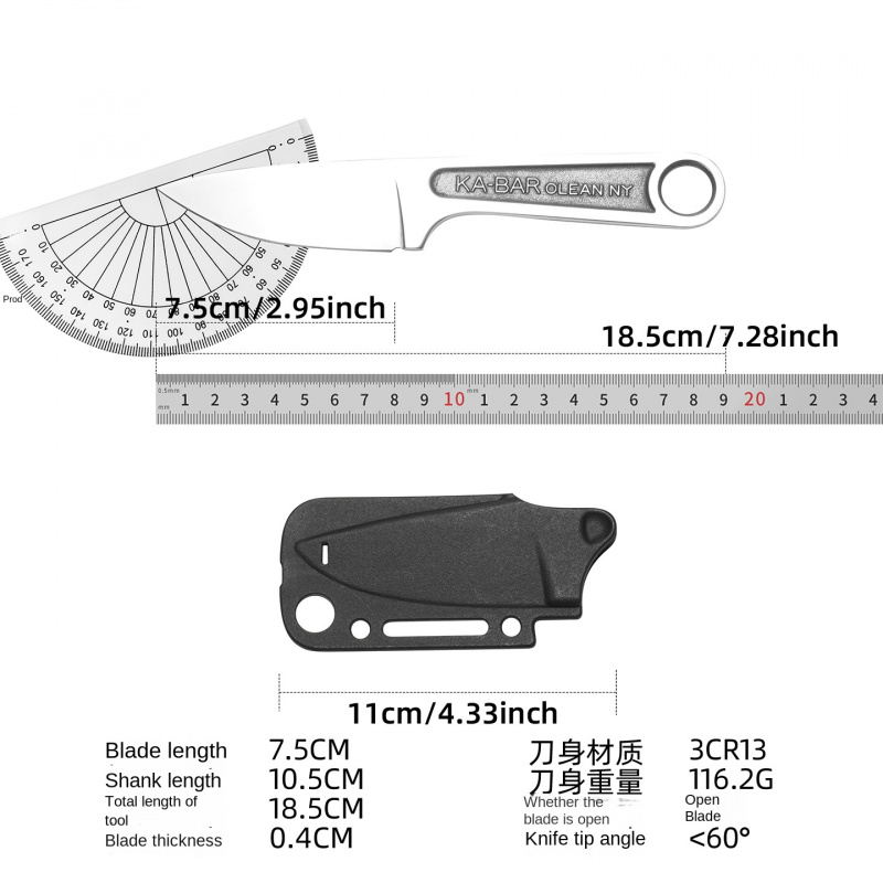 KA-BAR 1119 Small Straight Wre – Survival Knife Full Tang recenzja i cena