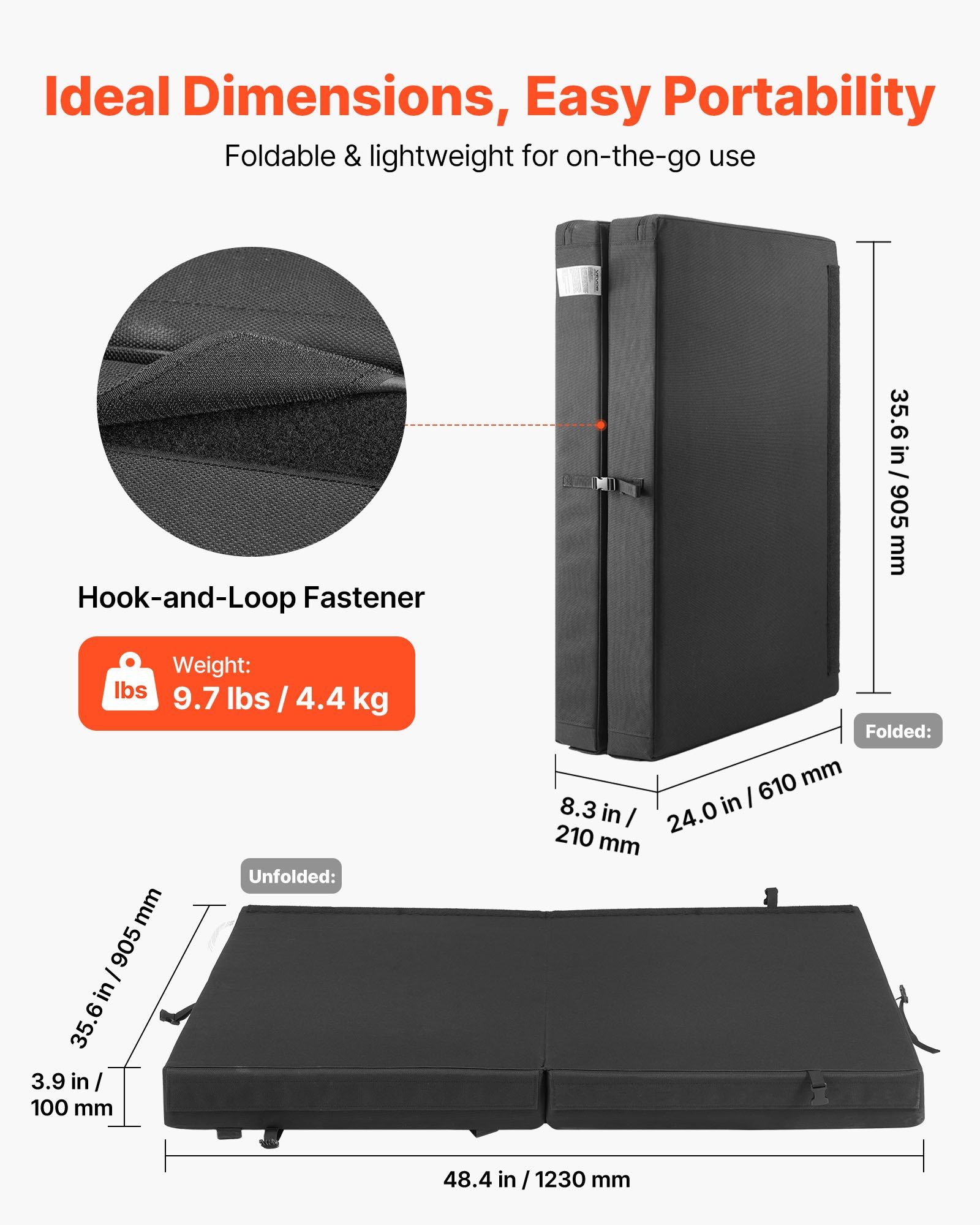 Bouldering Crash Pad, Bi-Fold  – Crash Pad Folding recenzja i cena