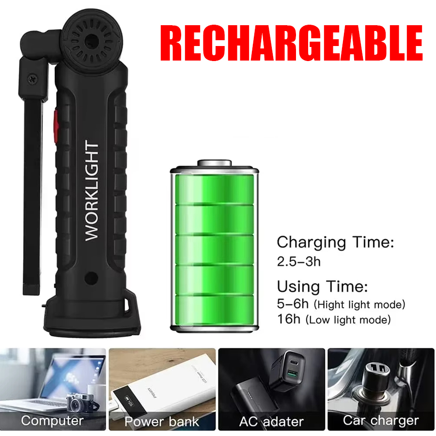 Portable LED Flashlight with M – Outdoor Adventure Trips recenzja i cena