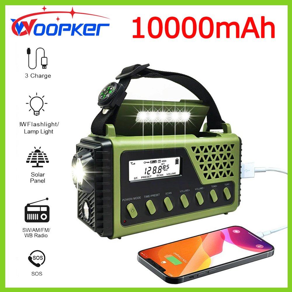 Woopker Radio SY-1199 10000mAh – Emergency Radio Solar recenzja i cena