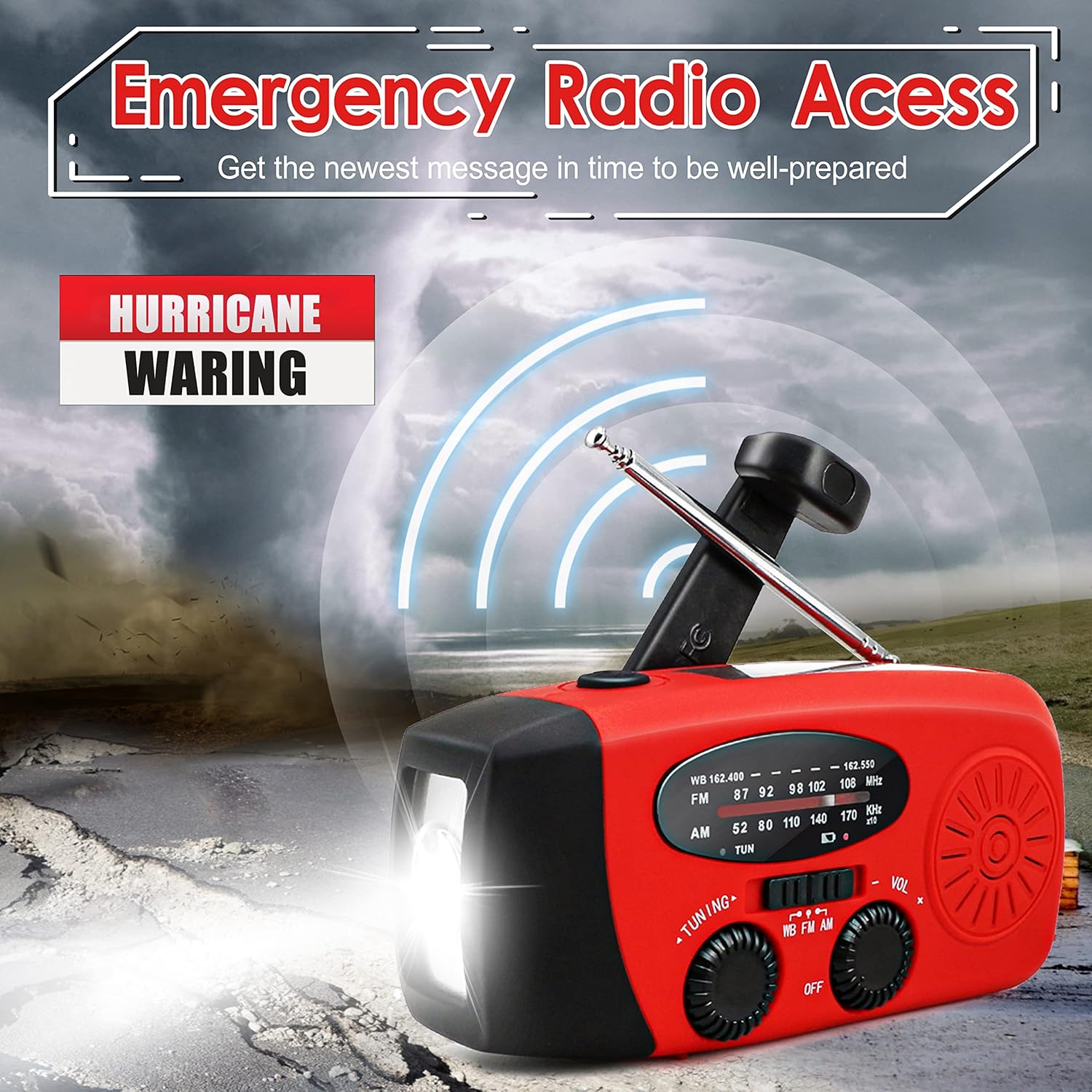 Multifunctional Hand Cranked G – Emergency Radio Solar recenzja i cena