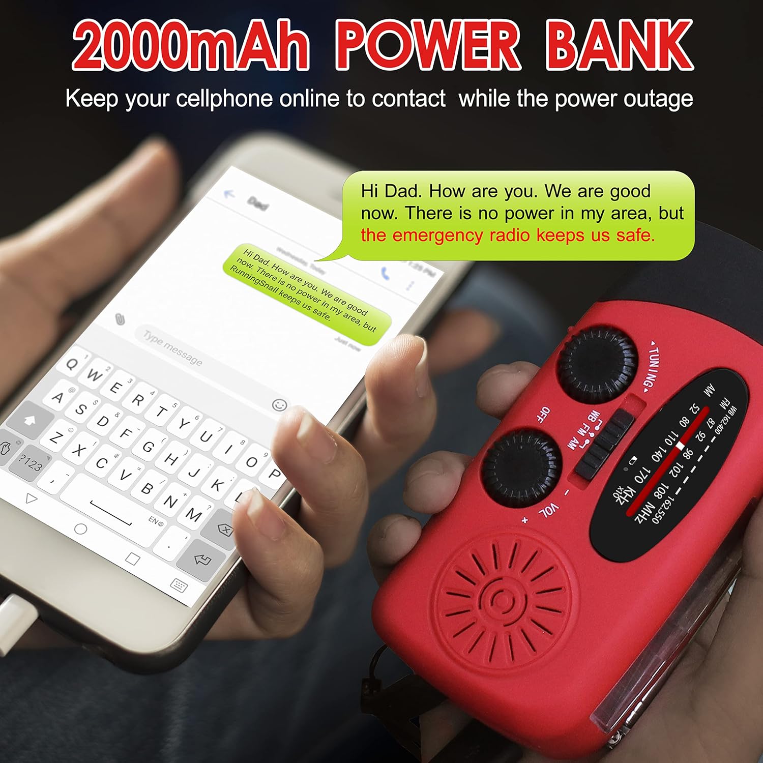 Multifunctional Hand Cranked G – Emergency Radio Solar recenzja i cena
