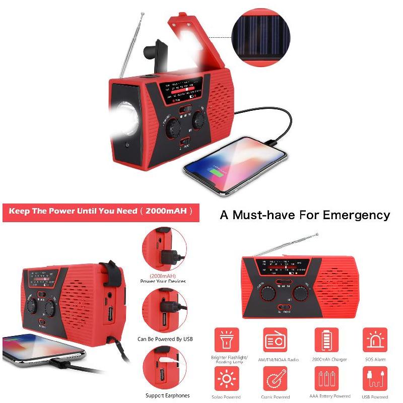Emergency Solar Hand Crank Rad – Emergency Radio Solar recenzja i cena