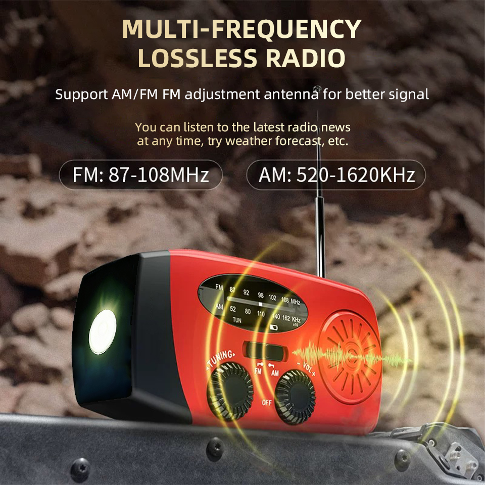 Solar Emergency Hand Cranked R – Emergency Radio Solar recenzja i cena
