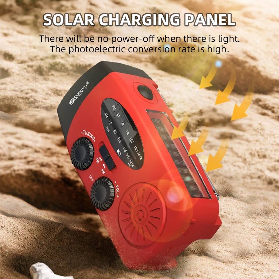 Solar Emergency Hand Cranked R – Emergency Radio Solar recenzja i cena