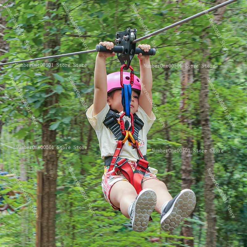 Kids Zipline Kit Playground Pu – Outdoor Adventure Zipline recenzja i cena