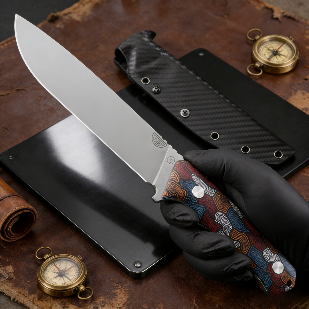 The blade of this outdoor trav – Survival Knife Full Tang recenzja i cena