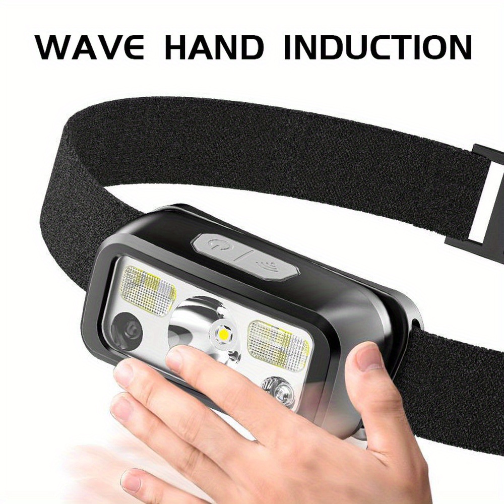 Powerful COB LED Sensor Headla – Headlamp Waterproof Rechargeable recenzja i cena
