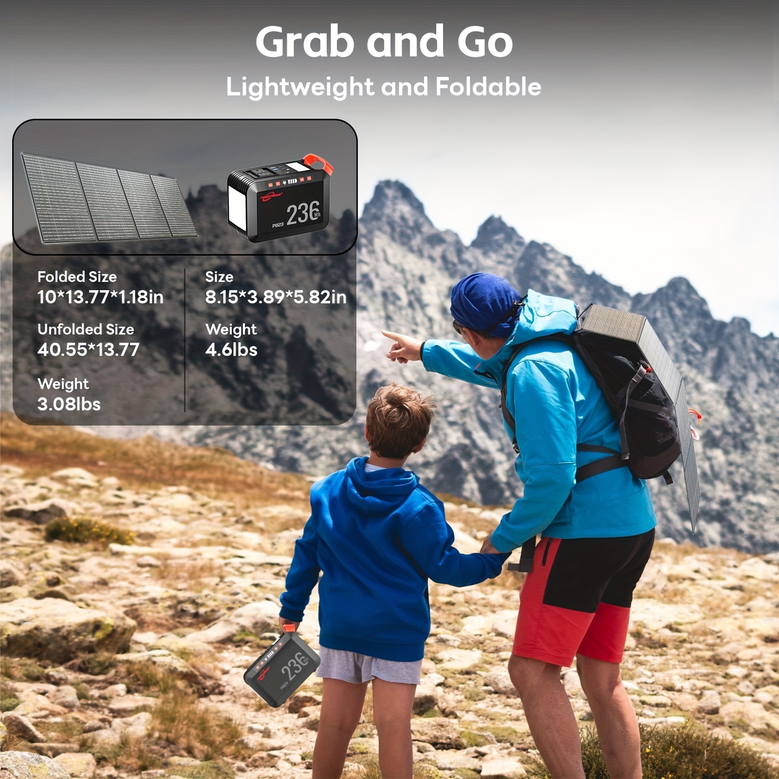 300W 236Wh With 60W Solar Pane – Outdoor Adventure Outlet recenzja i cena