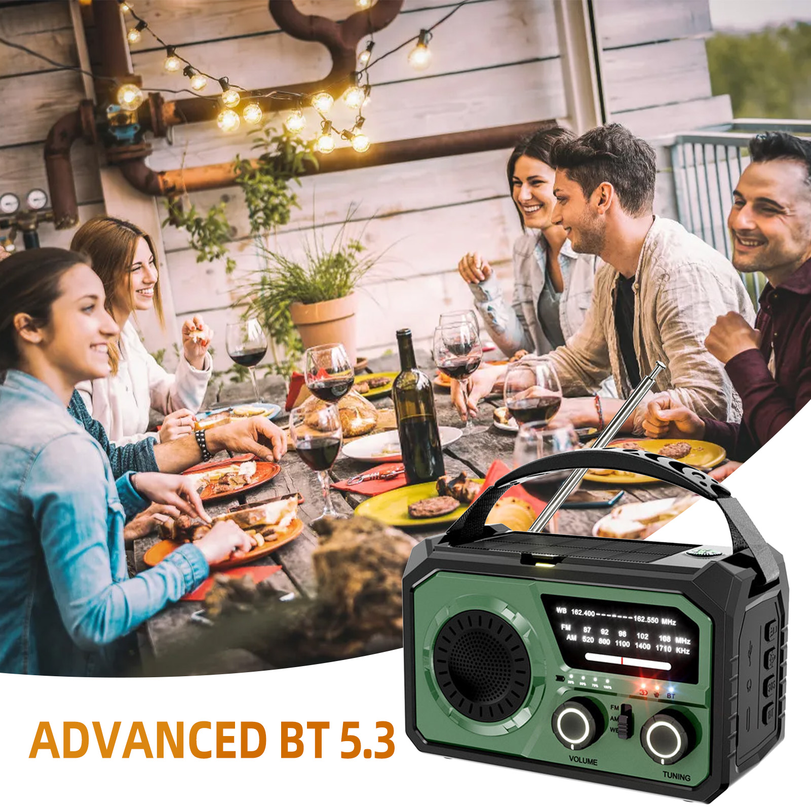 16000mAh Hand Crank Emergency  – Emergency Radio Solar recenzja i cena