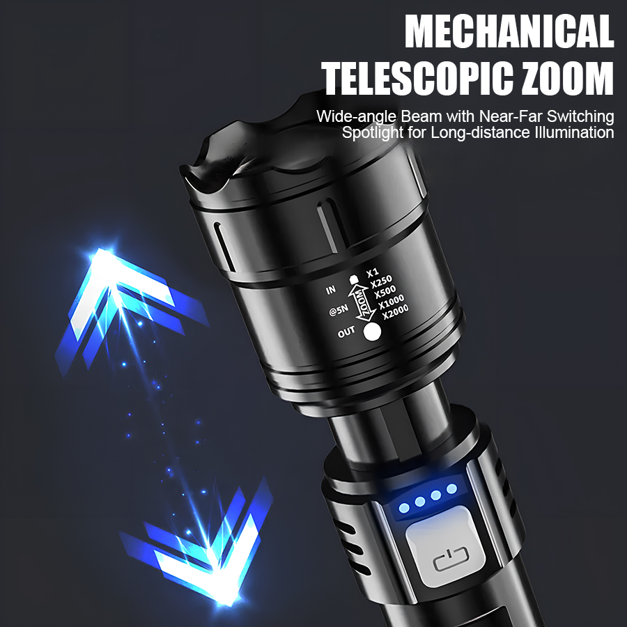 High Power P50 LED Flashlight  – Outdoor Adventure Trips recenzja i cena