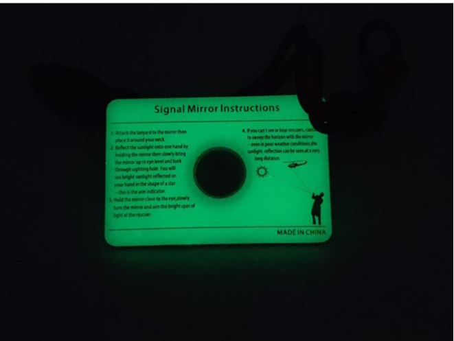Rectangular Emergency Mirror M – Signal Mirror Rescue recenzja i cena