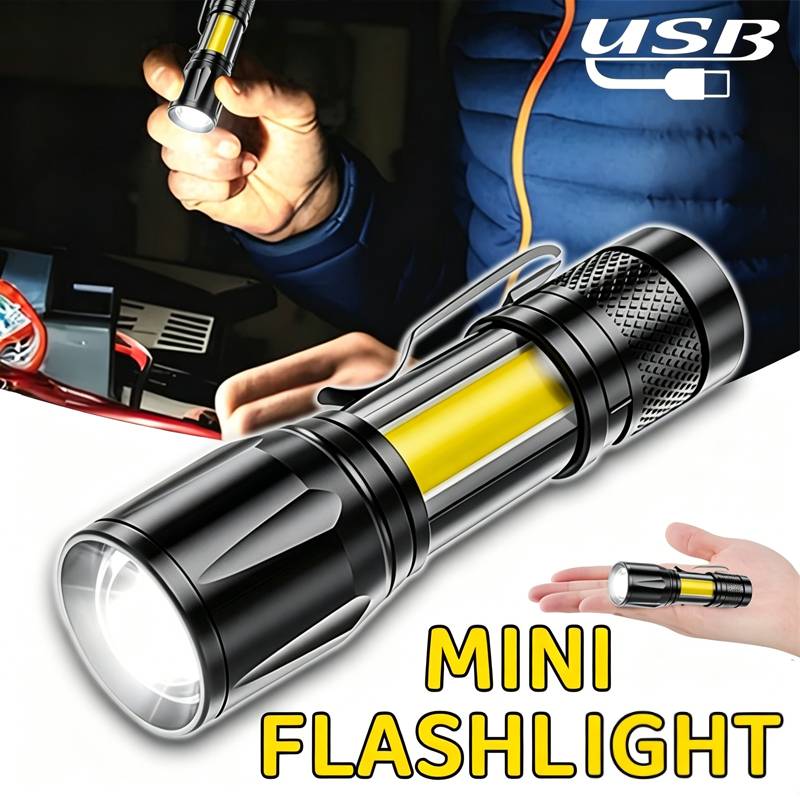 Mini LED Flashlight COB Floodl – Outdoor Adventure Trips recenzja i cena