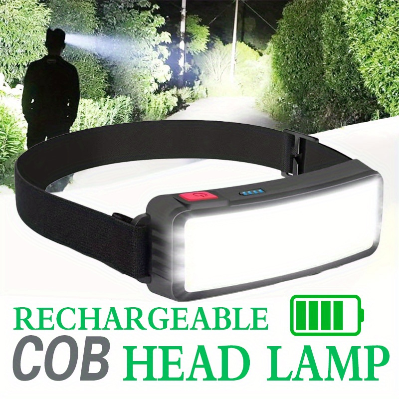 Powerful COB LED Headlamp Type – Headlamp Waterproof Rechargeable recenzja i cena