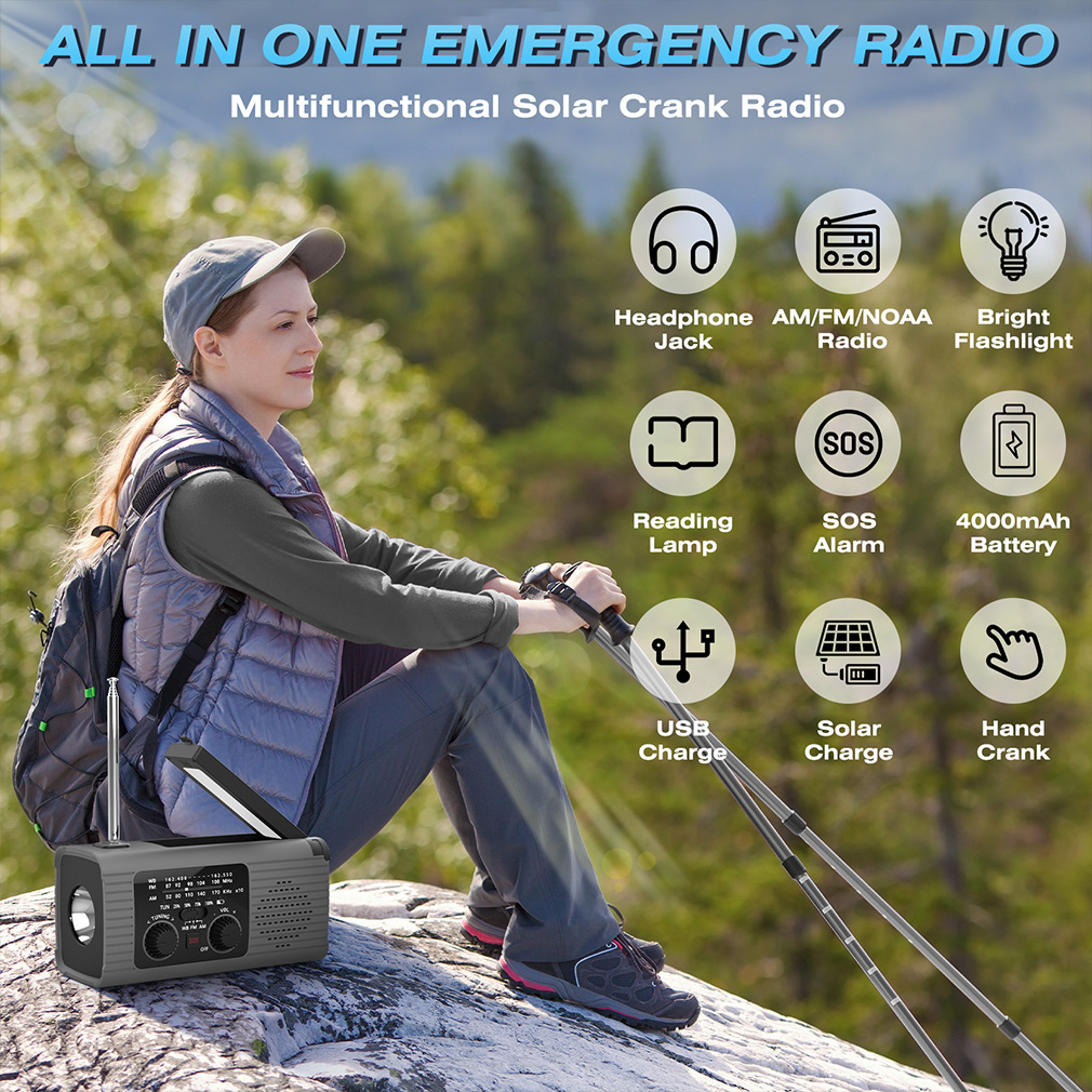 4000mAh Emergency Weather Radi – Emergency Radio Solar recenzja i cena