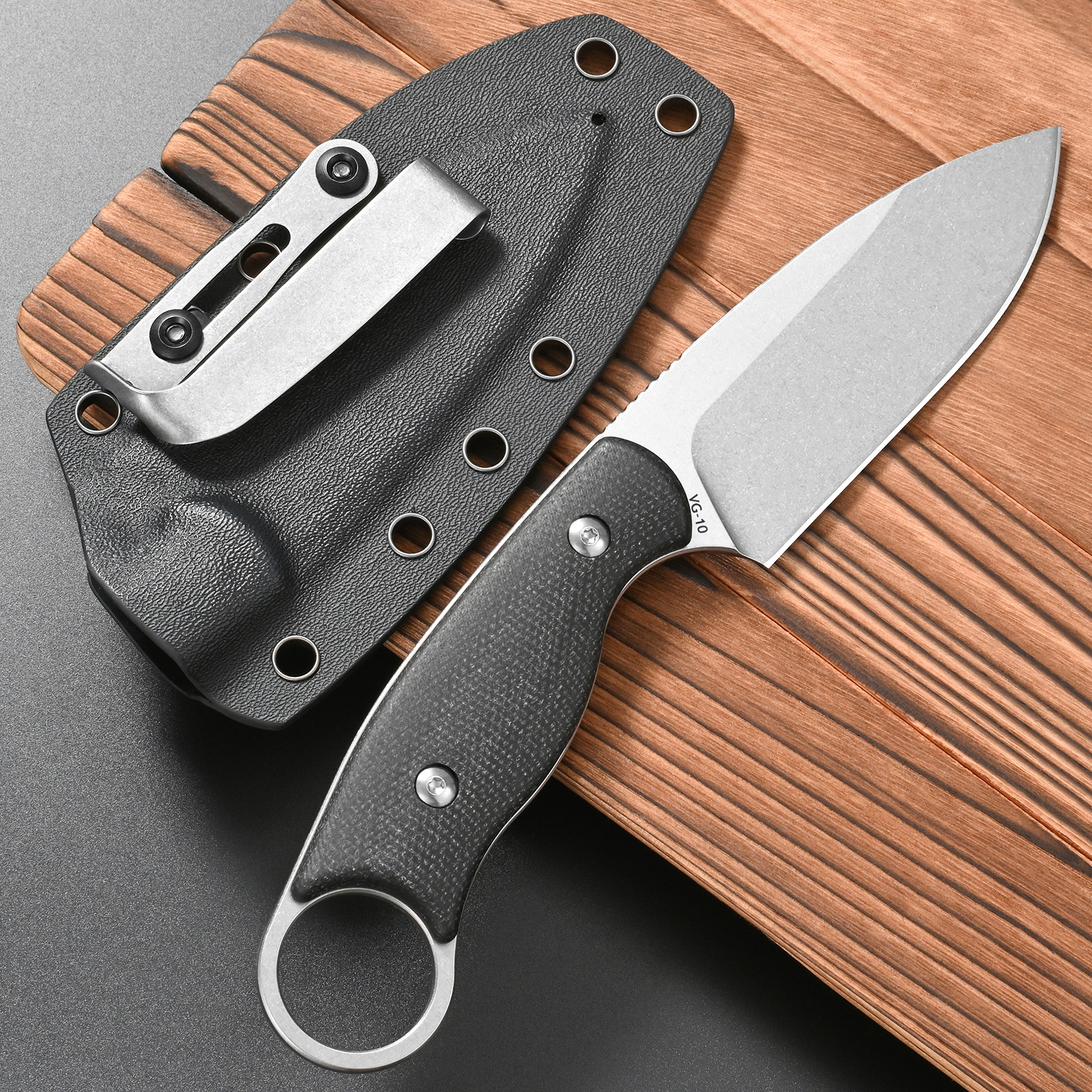 FF116 Fixed Blade Knife VG10 S – Survival Knife Full Tang recenzja i cena