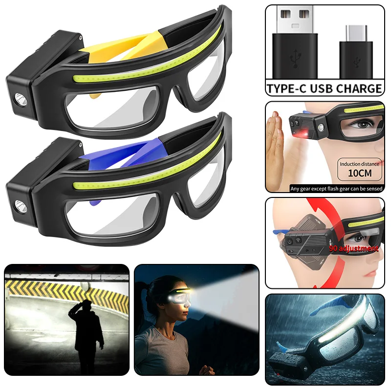 LED Headlamp COB Headlight Wor – Headlamp Waterproof Rechargeable recenzja i cena