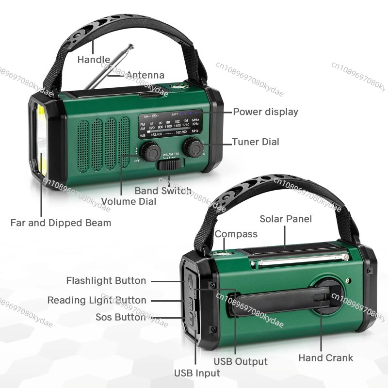 10000/20000mAh Battery Emergen – Emergency Radio Solar recenzja i cena