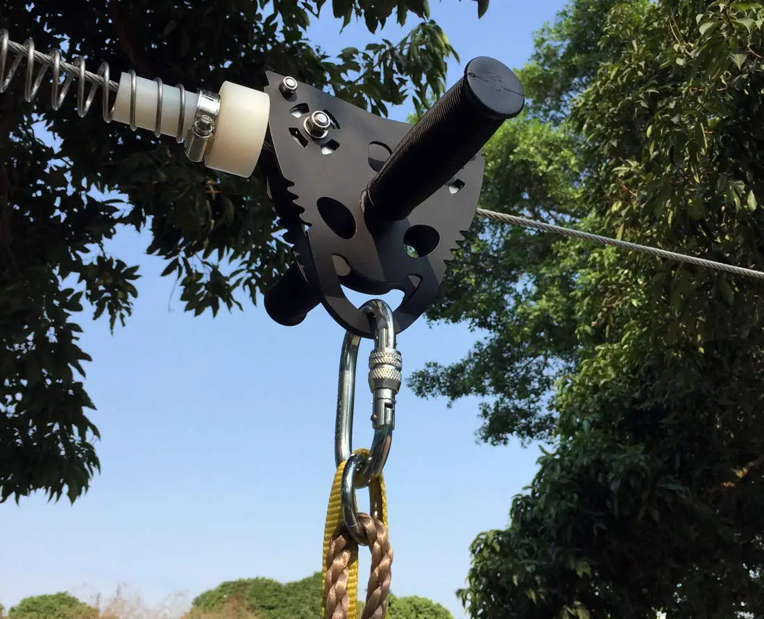 Upgraded 120ft Zip Line Kit fo – Outdoor Adventure Zipline recenzja i cena