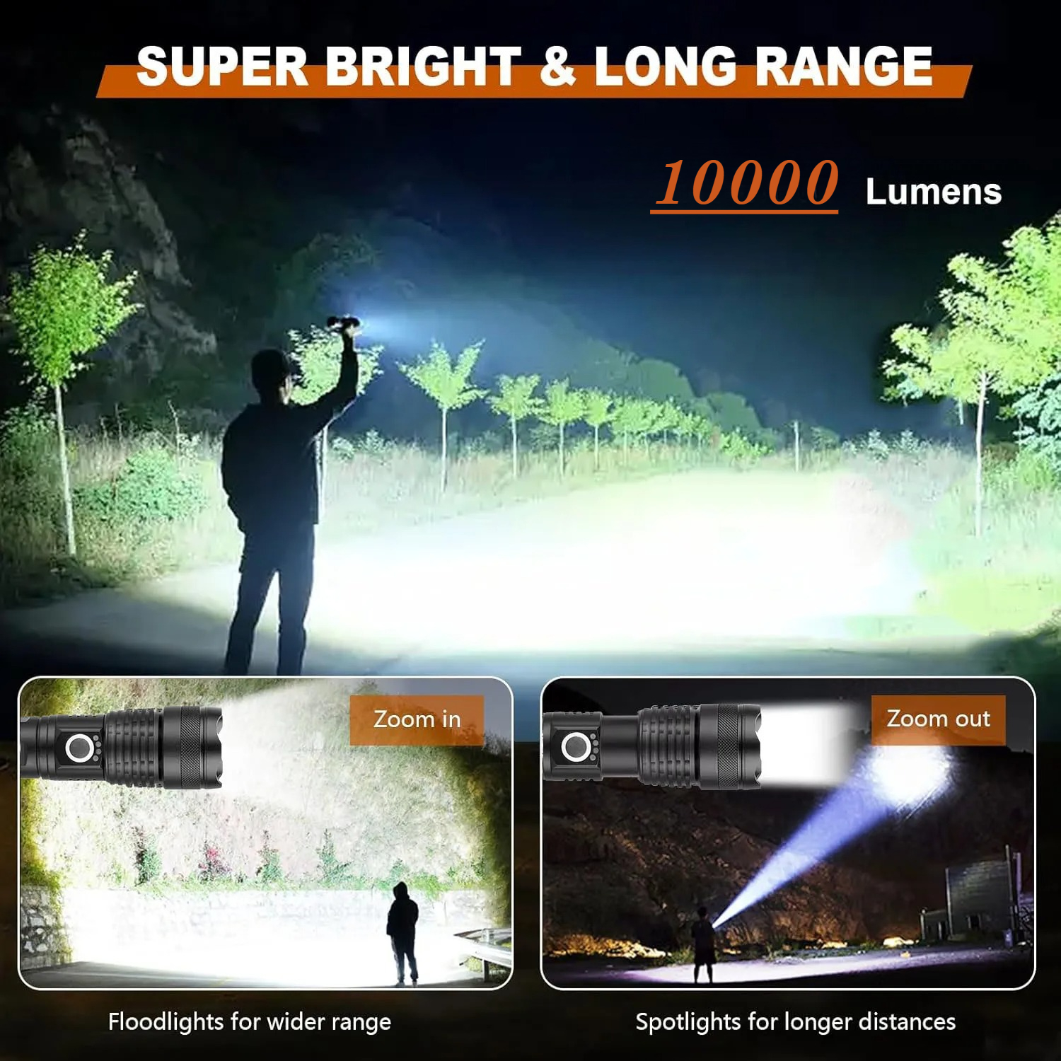 High Power LED Flashlight Rech – Outdoor Adventure Trips recenzja i cena