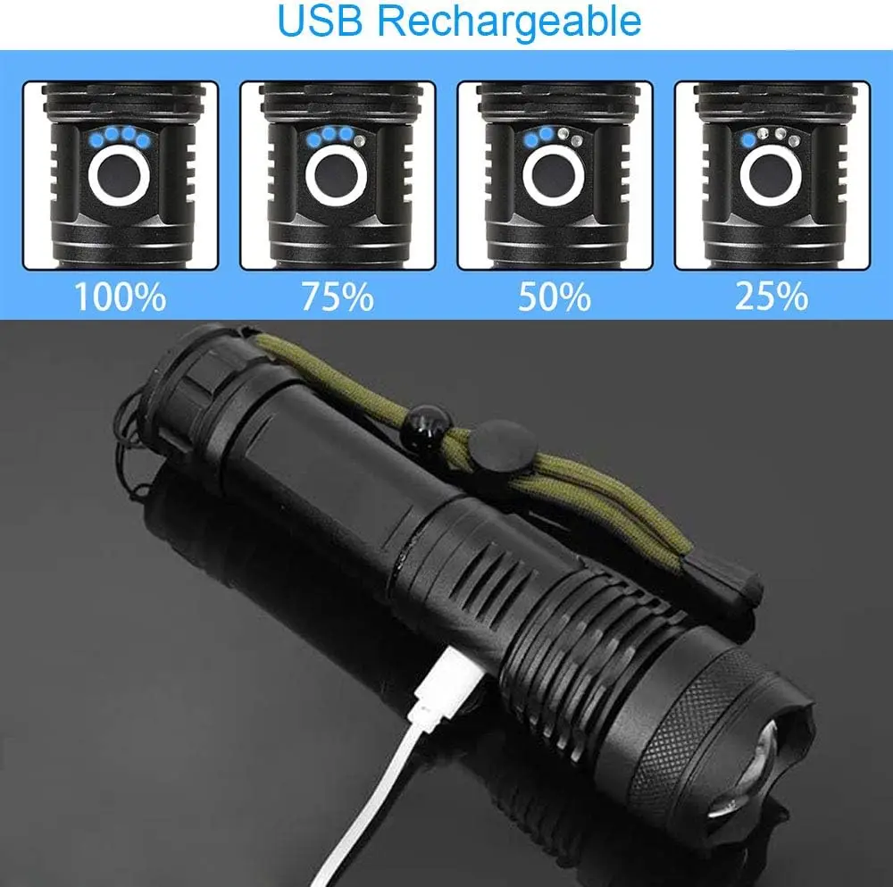 High Power LED Flashlight Rech – Outdoor Adventure Trips recenzja i cena