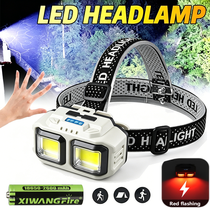 COB LED Headlamp Rechargeable  – Headlamp Waterproof Rechargeable recenzja i cena