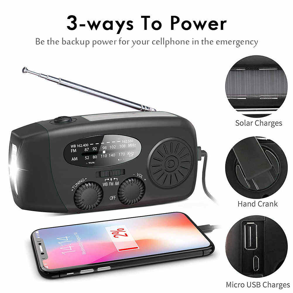 Multifunctional Portable Hand  – Emergency Radio Solar recenzja i cena