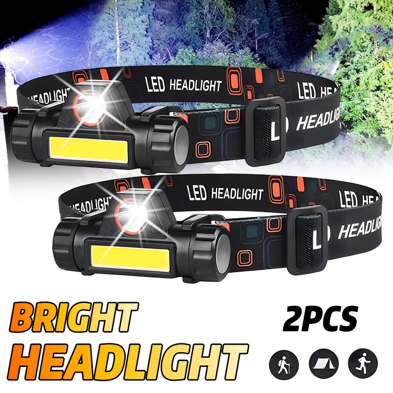 Rechargeable COB LED USB Headl – Headlamp Waterproof Rechargeable recenzja i cena