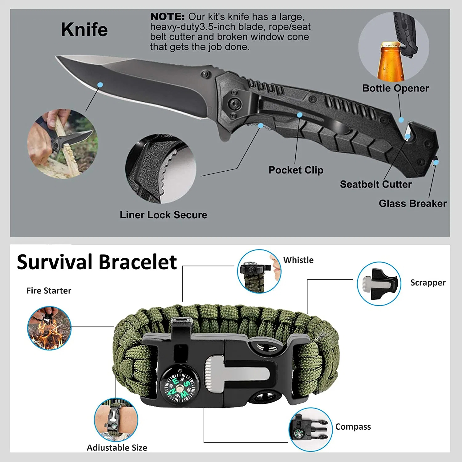 Mini Portable Survival Kit Out – Outdoor Adventure Kit recenzja i cena