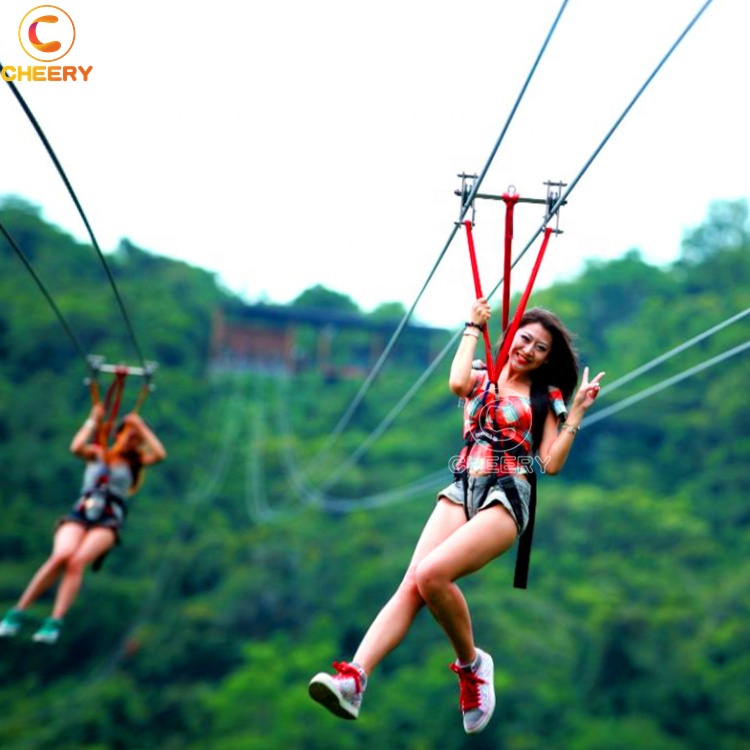 Professional Outdoor Playgroun – Outdoor Adventure Zipline recenzja i cena