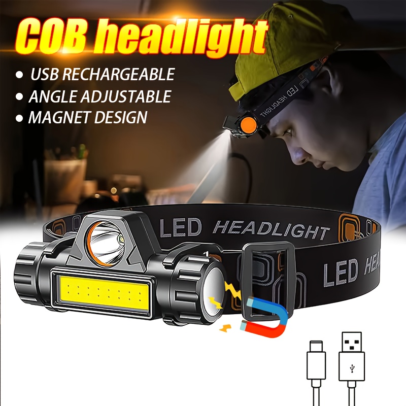 Super Bright Rechargeable COB  – Headlamp Waterproof Rechargeable recenzja i cena